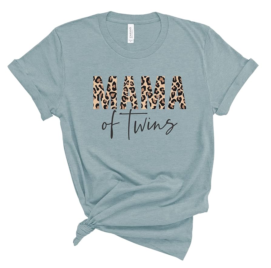 to-mama Amazon.com: Mama Of Twins Shirt, Twins Mom Tee, Animal Print